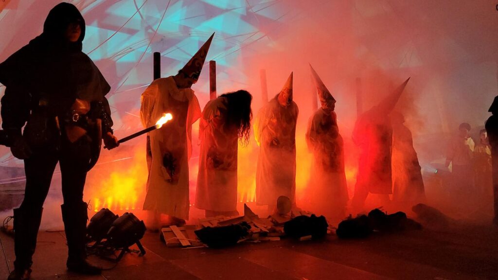 Imagén de las brujas de Zugarramurgui, auto de fé en Logroño, parte del free tour de brujas en Logroño